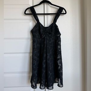 Victoria's Secret Vintage Black Lace Teddy Slip Size Small Petite